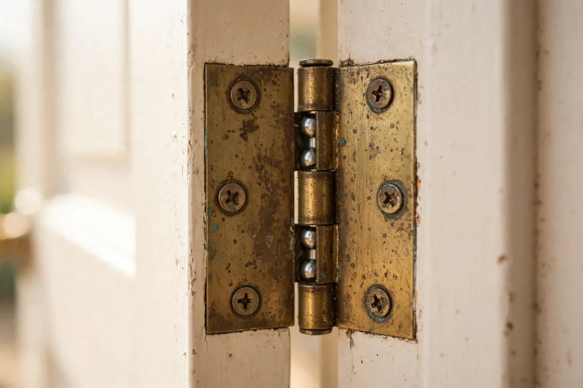 Replace Hollow Hinges With Solid Ball-Bearing Steel Hinges