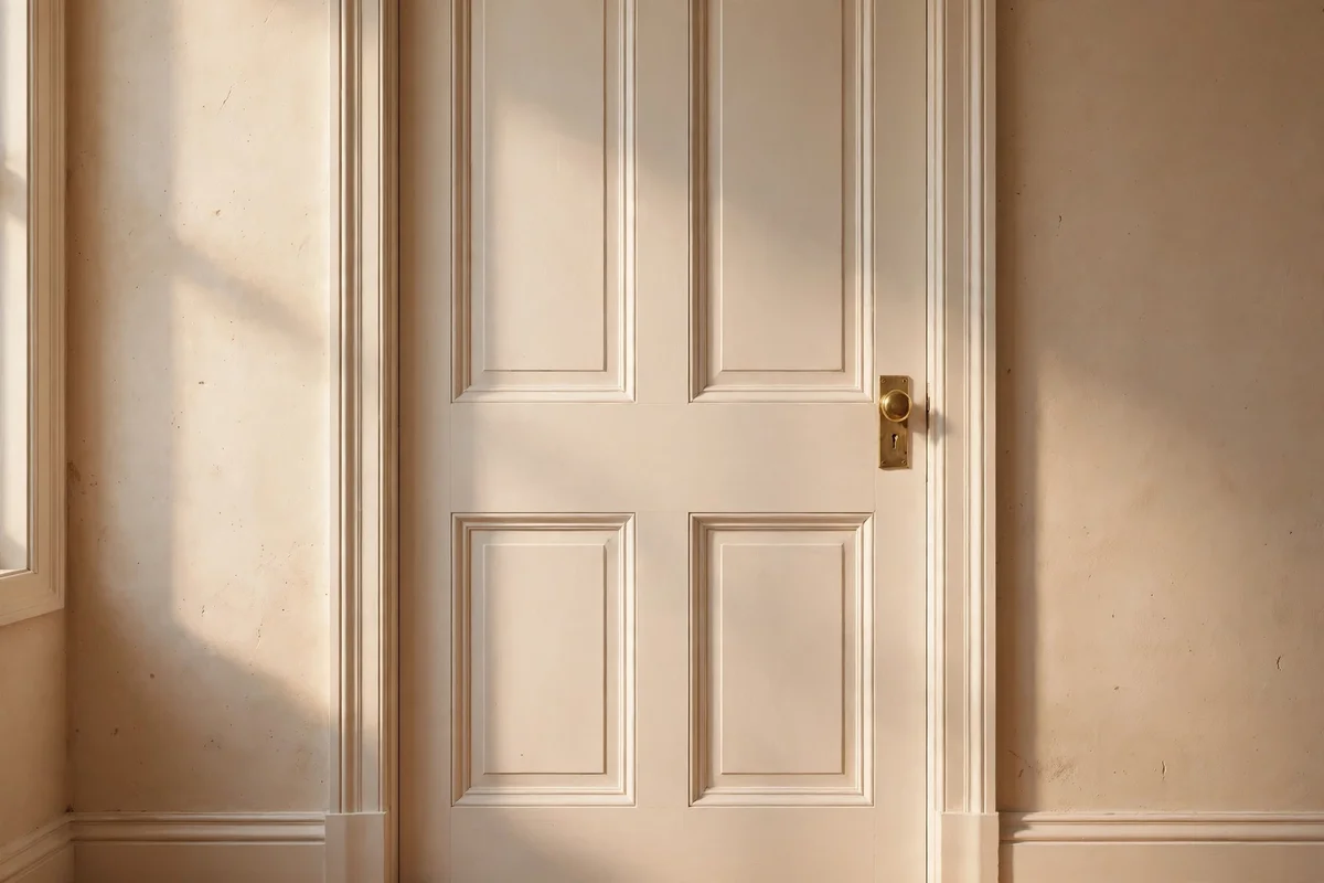 Add Applied Moulding Panels to Flat Doors for a Panelled Look