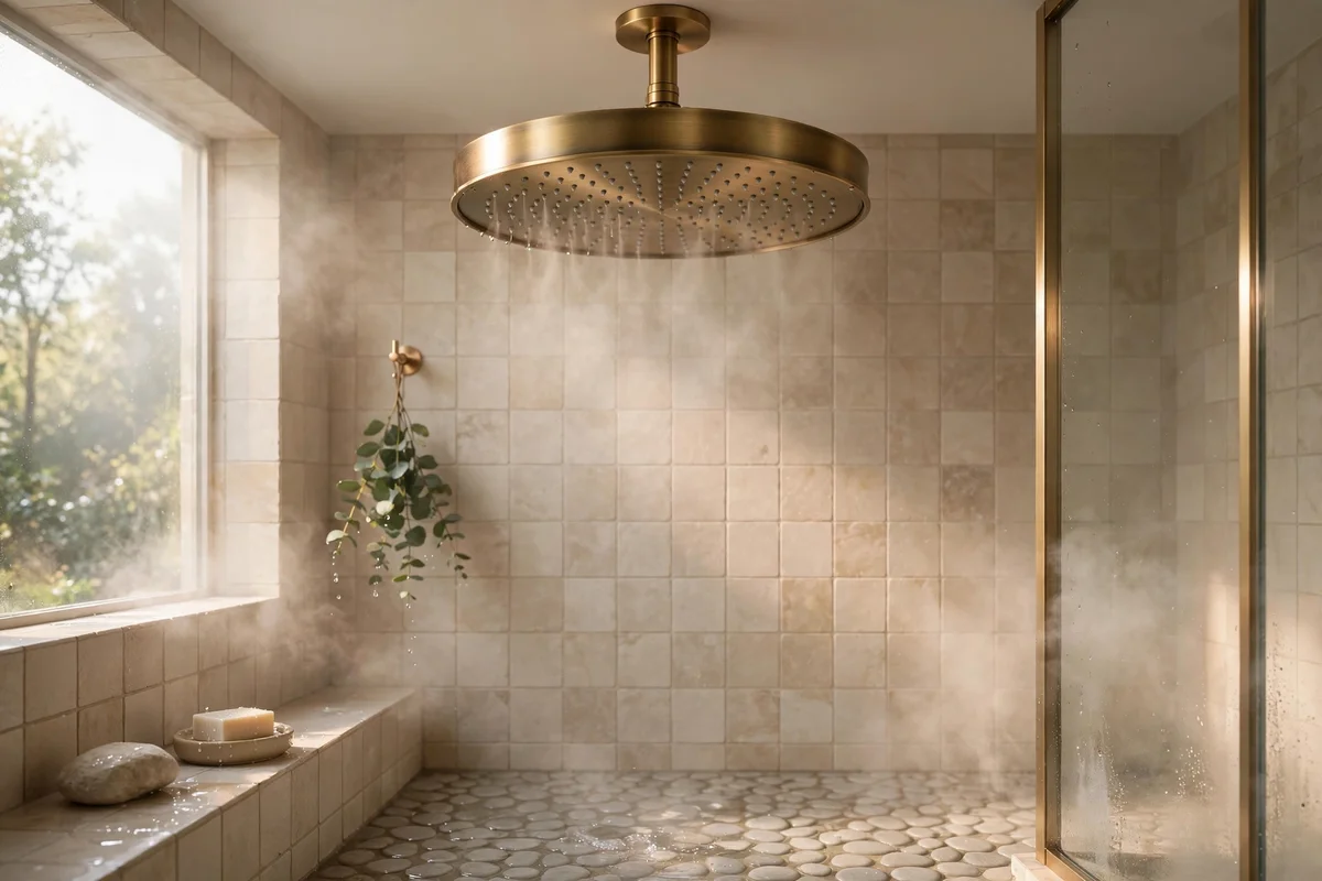 Upgrade the Shower Head to a Wider Rainfall Model