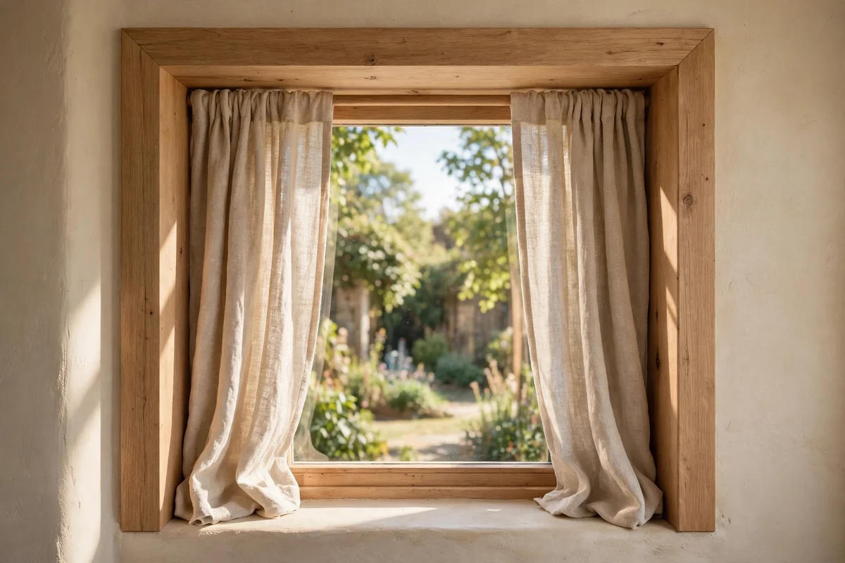 Dress Plain Window Frames With a Simple Timber Architrave