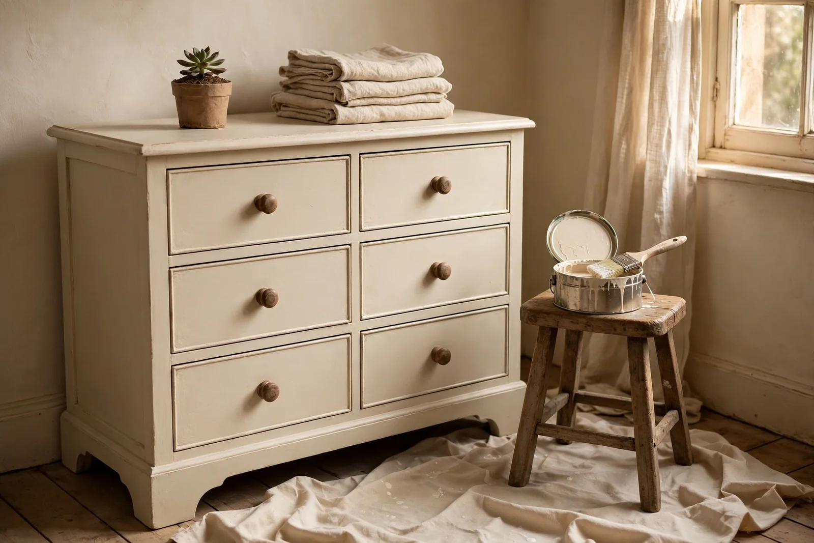 Lead image for 24 Chalk Paint Furniture Ideas That Give Old Pieces a Soft Vintage Soul