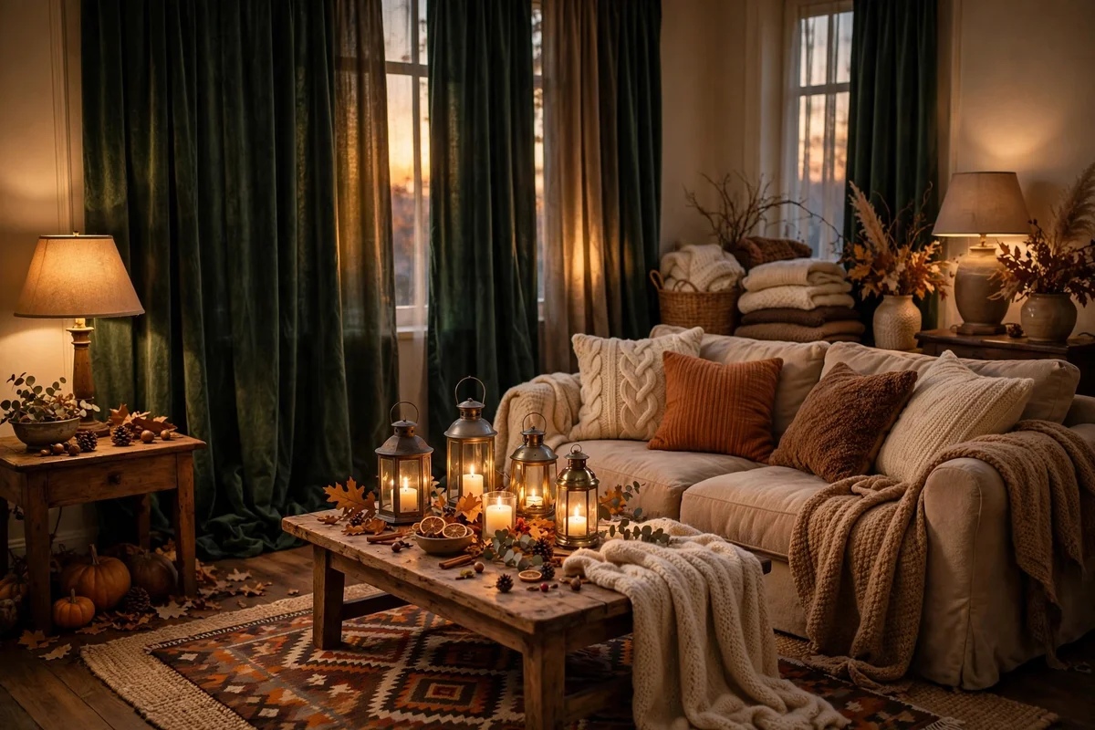 Living room transforming step by step through a weekend plan