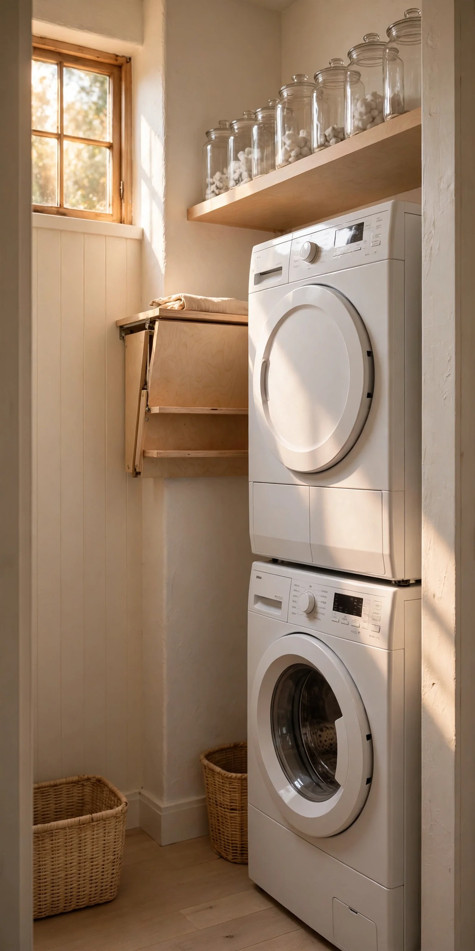 Lead image for 20 Laundry Closet Ideas That Make a Tiny Space Work Harder