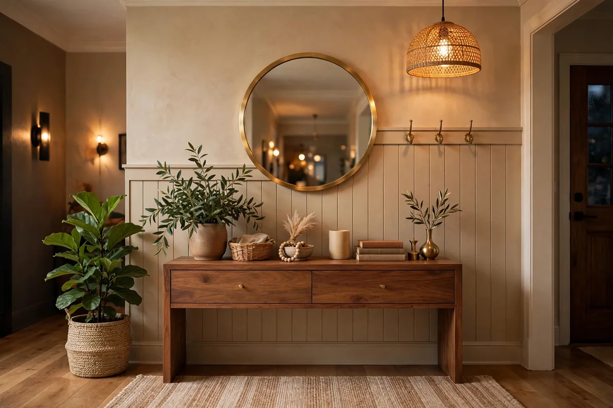 Elegant styled entryway