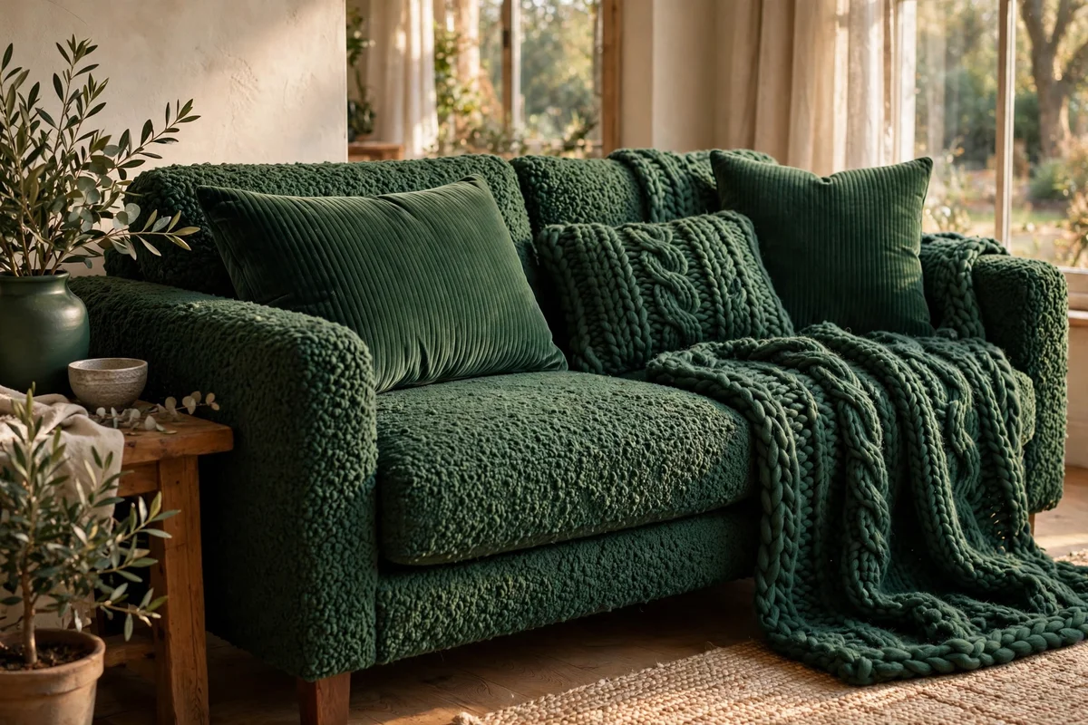 Use Texture Over Pattern on Soft Furnishings