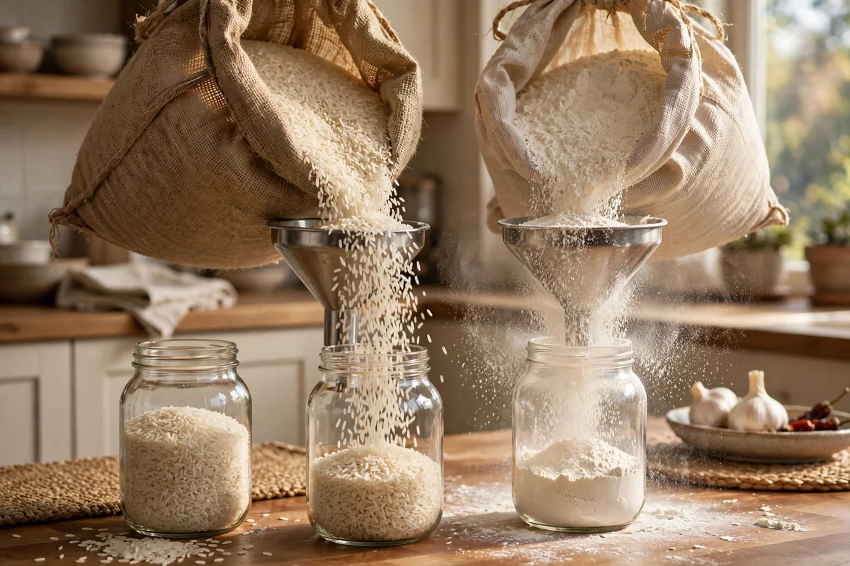 Decant Bulk Buys Into Smaller Jars After Every Shop