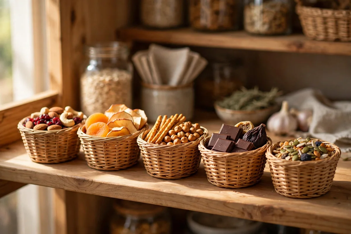 Assign Each Person a Personal Snack Basket