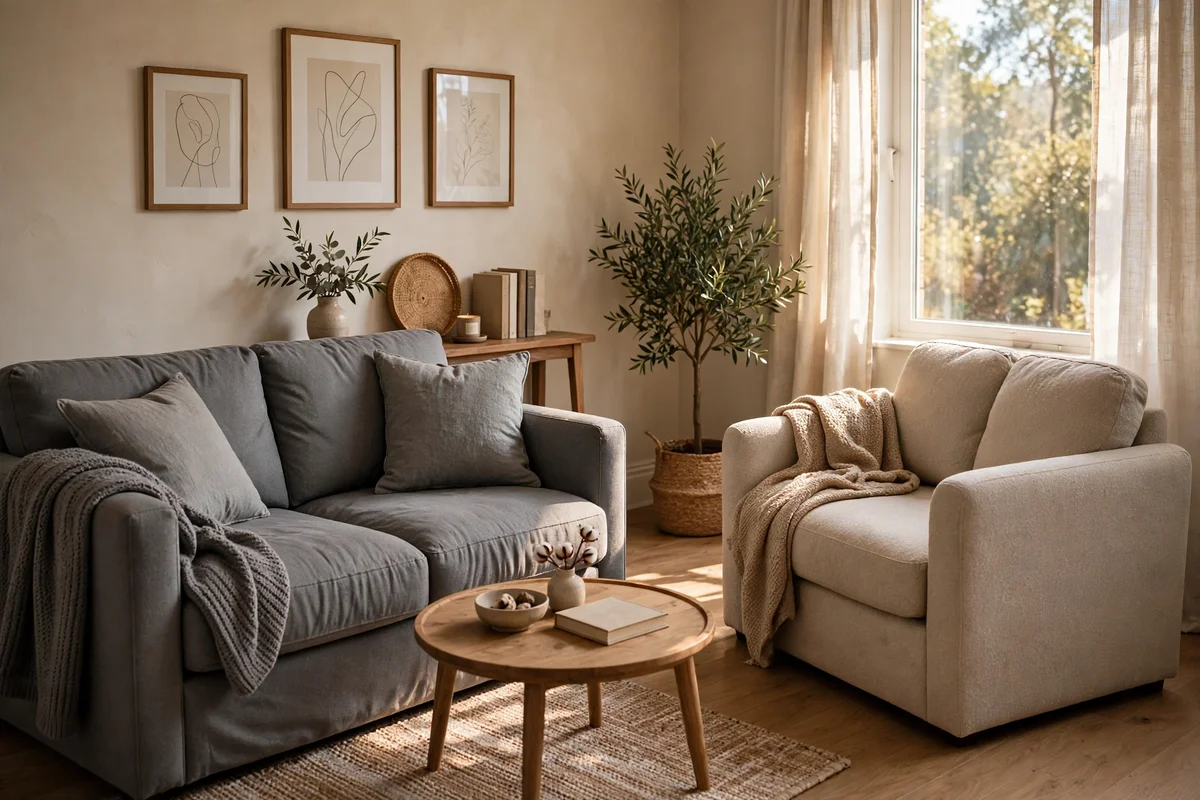 Pair the Sofa With a Compact Loveseat, Not a Corner Sectional