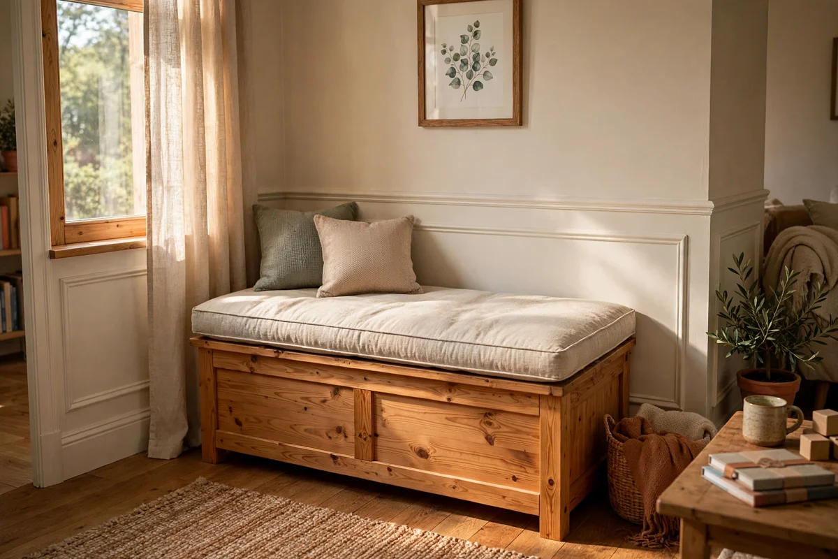 Run a Storage Bench Along the Shortest Wall