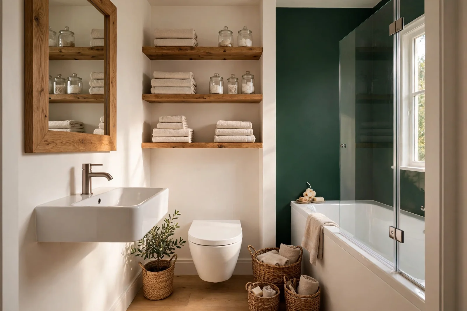 Lead image for 20 Tiny Bathroom Ideas That Make a Small Space Feel Complete, Calm and Clever