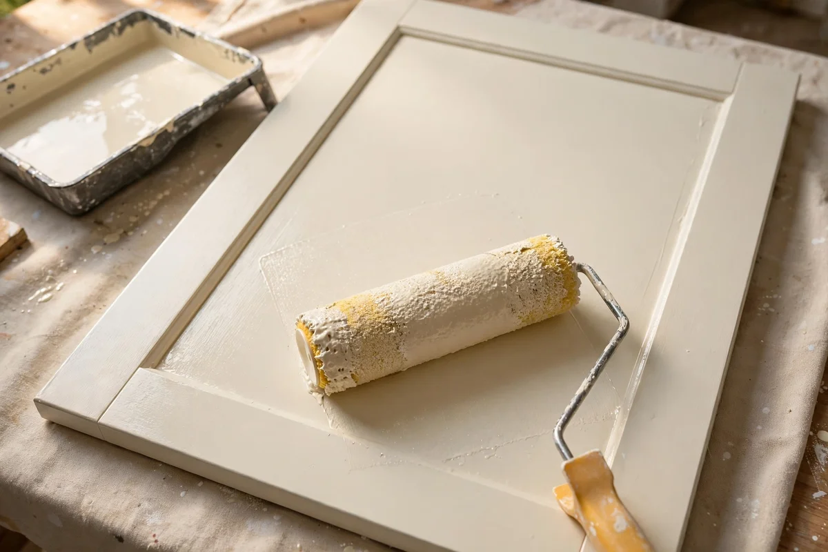 Image for Apply Cabinet Enamel in Thin Coats With the Right Roller