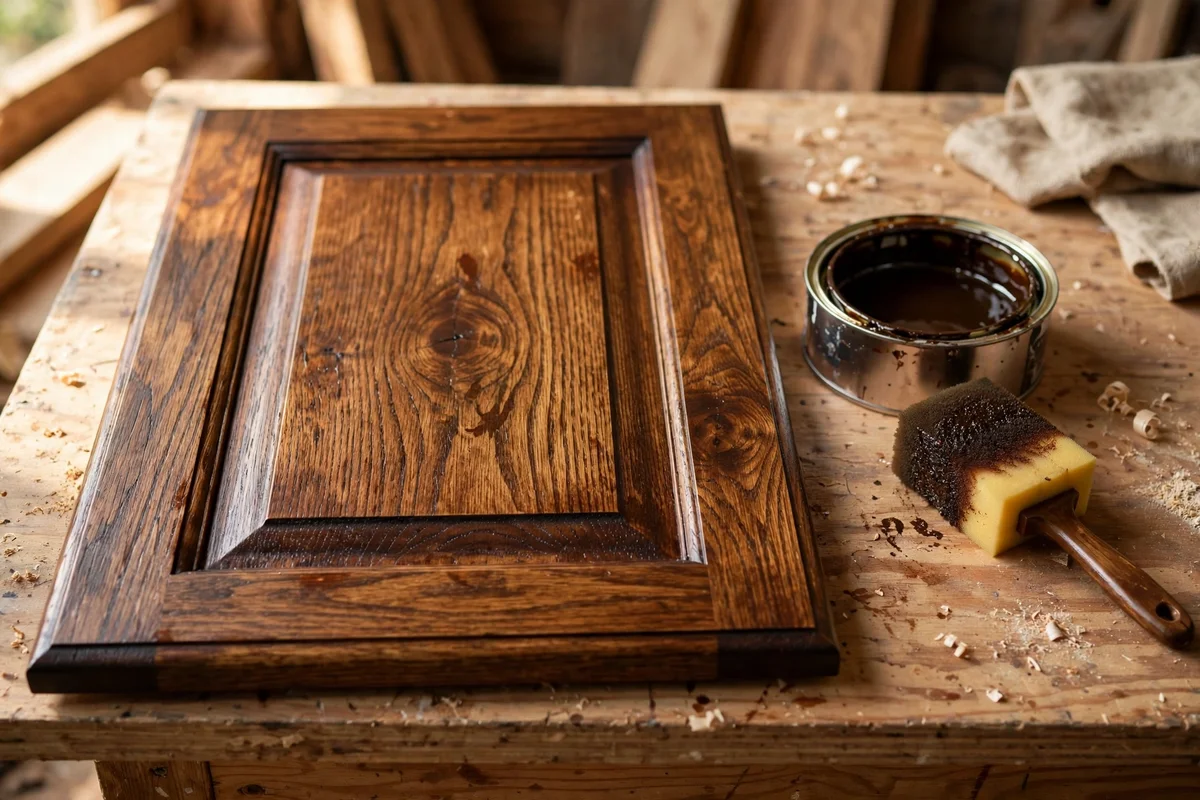 Image for Restain Oak Doors With Gel Stain for a Richer Tone