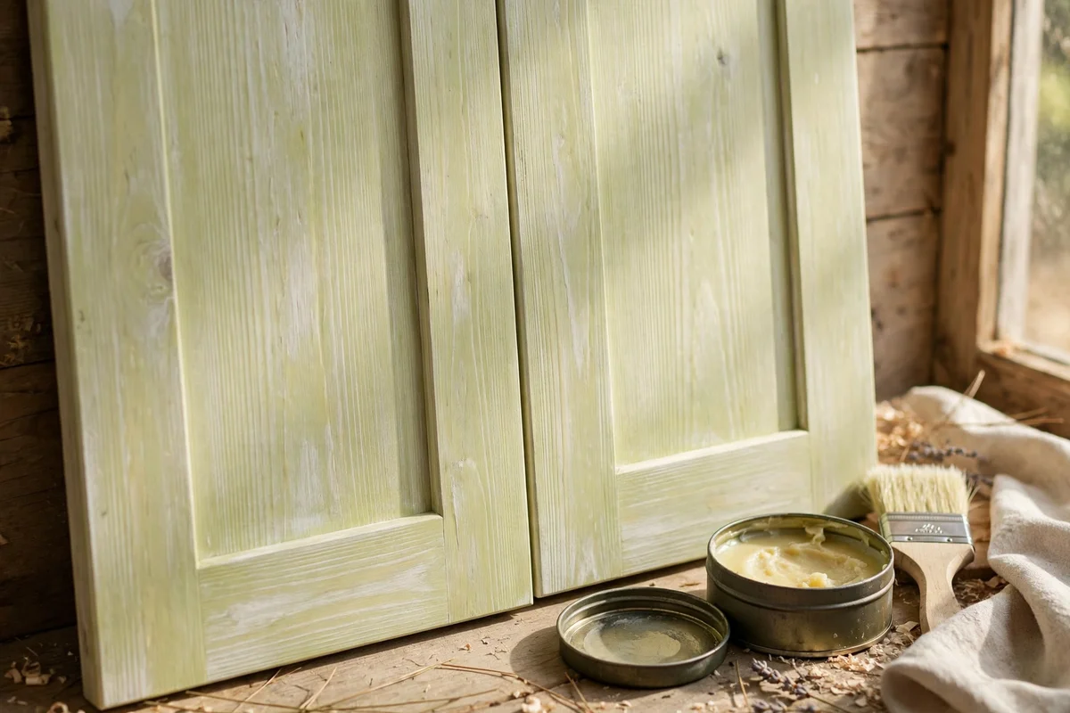 Image for Lime Wash Pine Doors for a Pale Heritage Look