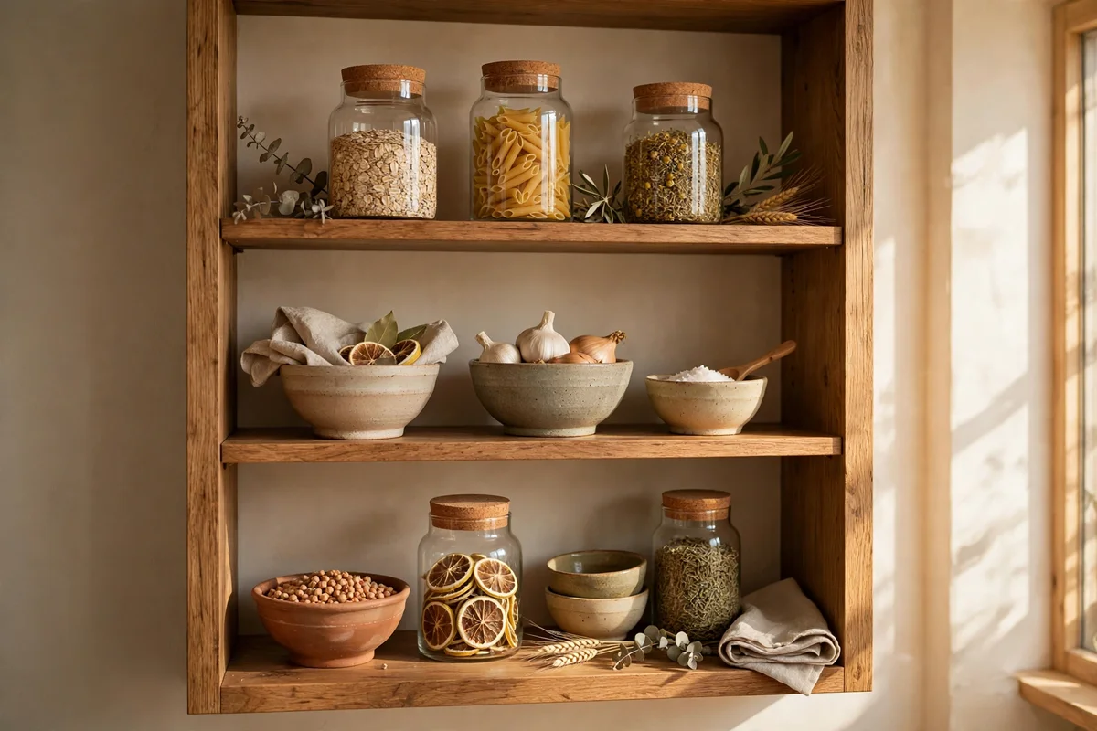Image for Replace a Pair of Doors With Open Shelving