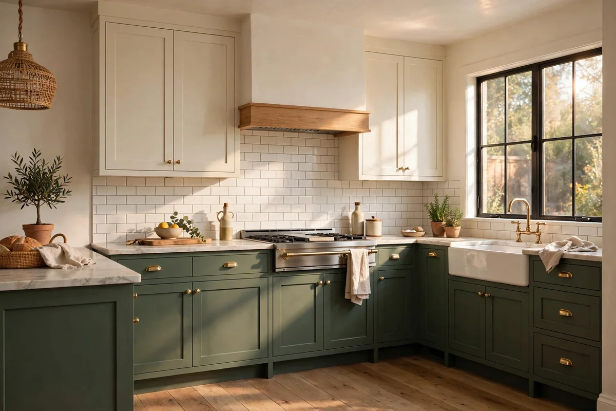Image for Paint Only the Island or Lower Cabinets in a Deeper Colour